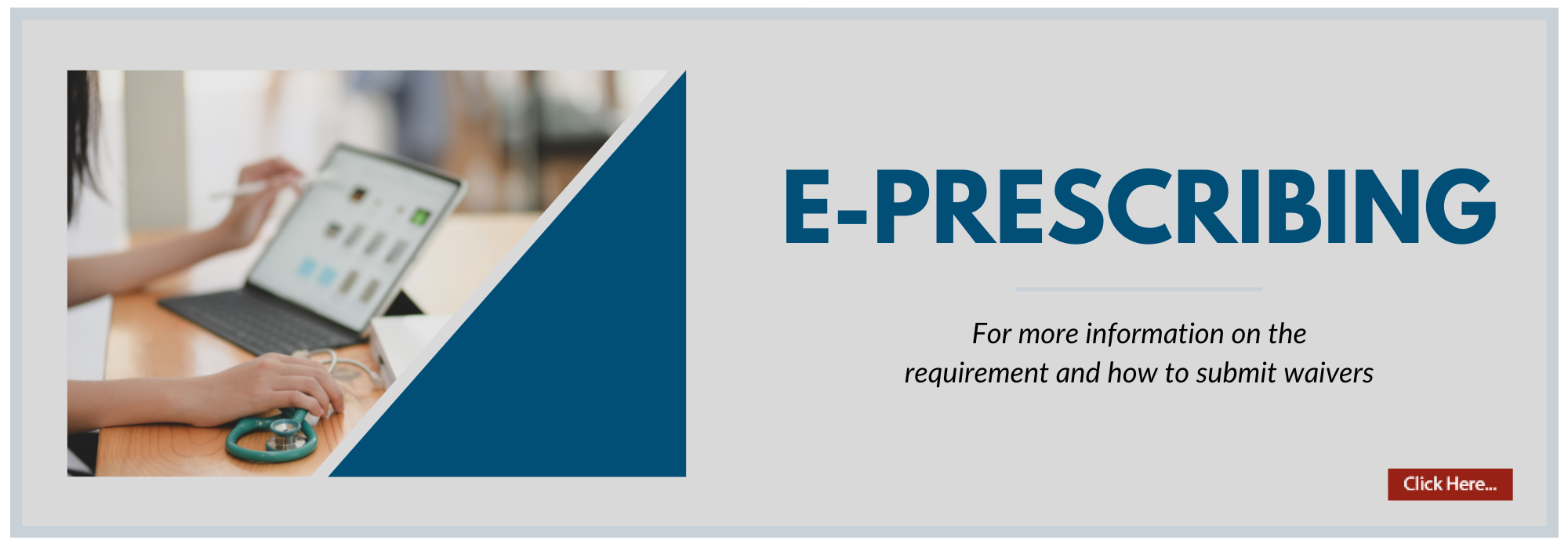 Rotator image for e-prescribing and waivers