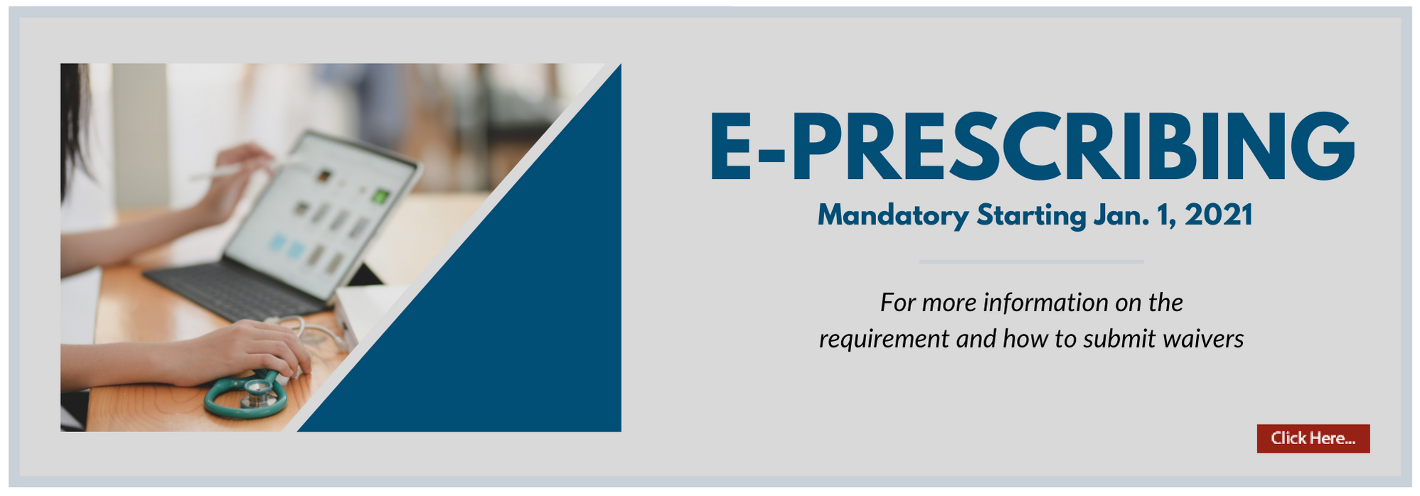 Rotator image for e-prescribing and waivers
